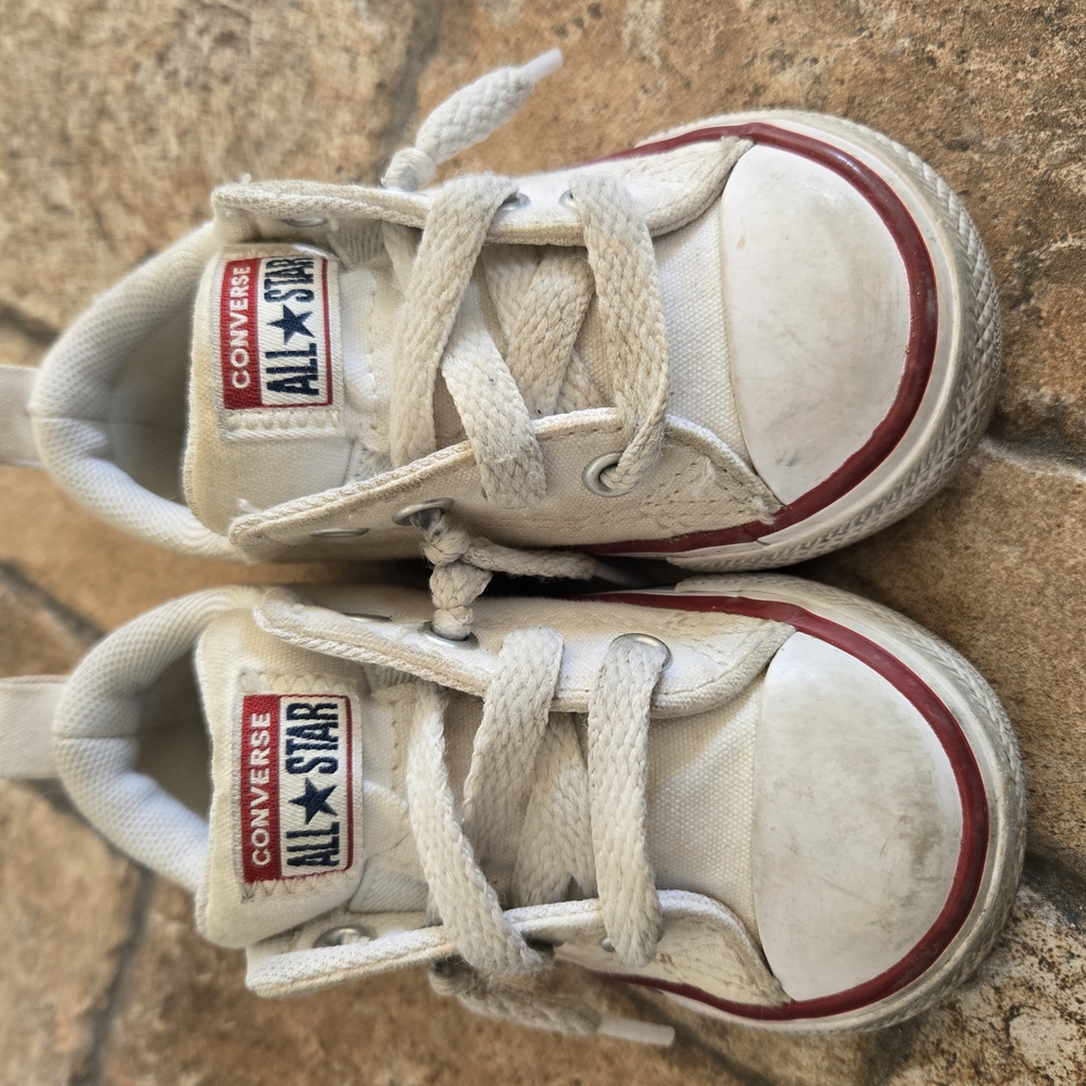 Converse Kids White All Star Sneakers